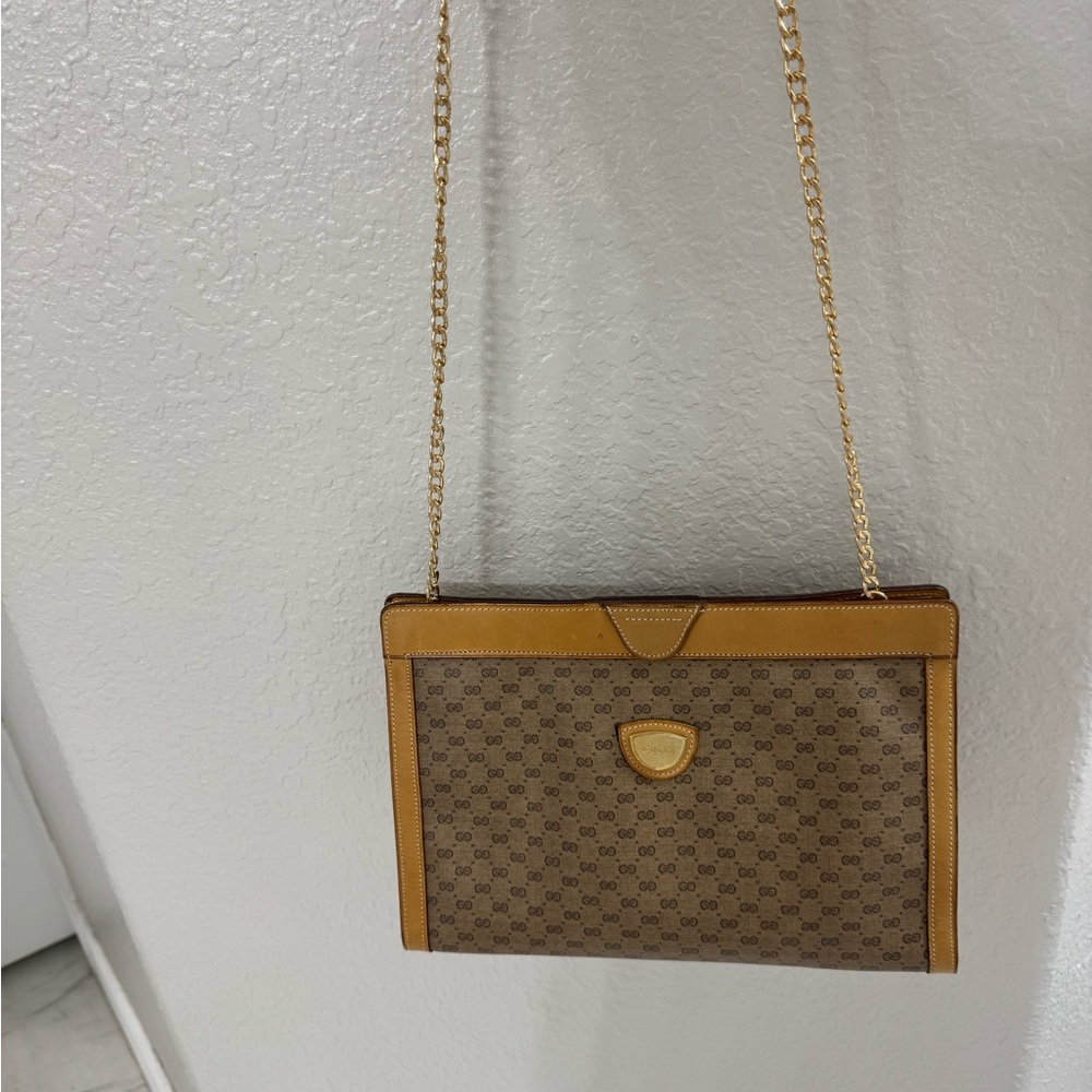 Gucci Monogram Brown and Tan purse - Picture 5 of 6
